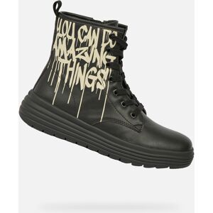 Black Girls Ankle Boots Geox Phaolae Girl - Girls negru 33 unisex Black Girls Ankle Boots Geox Phaolae Girl - Girls negru 33 unisex