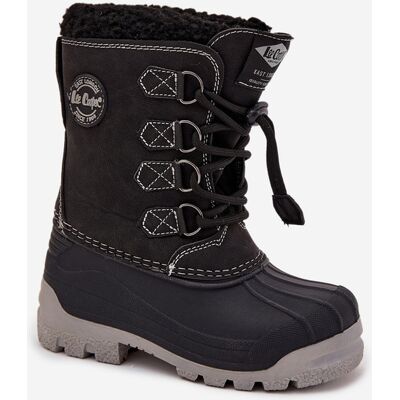 Cizme de zăpadă pentru copii Lee Cooper negru 29 unisex Cizme de zăpadă pentru copii Lee Cooper negru 29 unisex