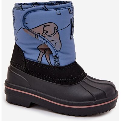 Cizme de zăpadă pentru copii Lee Cooper negru 28 unisex Cizme de zăpadă pentru copii Lee Cooper negru 28 unisex