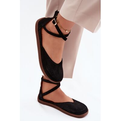 Balerini de piele intoarsa de dama Zazoo 320 negru 39 unisex Balerini de piele intoarsa de dama Zazoo 320 negru 39 unisex