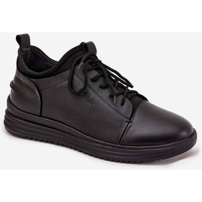 Pantofi joși Lee Cooper pentru bărbați negru 43-46 male Pantofi joși Lee Cooper pentru bărbați negru 43-46 male