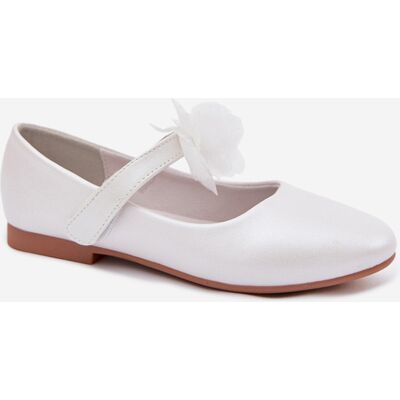 Balerini pentru copii Vinceza alb 35 unisex Balerini pentru copii Vinceza alb 35 unisex