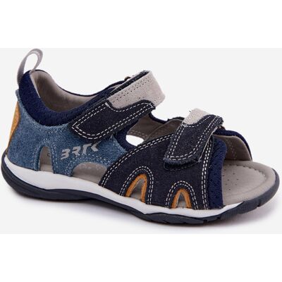 Bartek S.A. Sandale din piele pentru băieți Bartek albastru 30 unisex Bartek S.A. Sandale din piele pentru băieți Bartek albastru 30 unisex