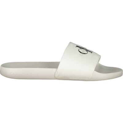 Papuci albi pentru bărbați Calvin Klein alb 41 male Papuci albi pentru bărbați Calvin Klein alb 41 male
