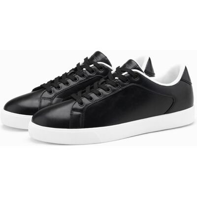 Ombre Classic men's sneaker shoes with high sole - black negru 44 male Ombre Classic men's sneaker shoes with high sole - black negru 44 male