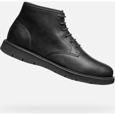 Black men's ankle boots Geox Pove - Men's negru 41 male Black men's ankle boots Geox Pove - Men's negru 41 male