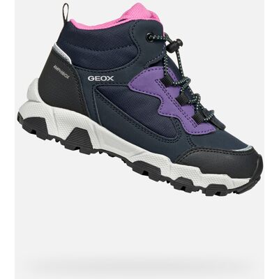 Dark Blue Girls' Geox Magnetar B ABX Sneakers - Girls negru 24 unisex Dark Blue Girls' Geox Magnetar B ABX Sneakers - Girls negru 24 unisex