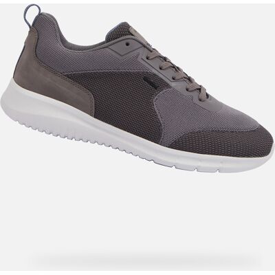 Dark grey men's sneakers Geox Monreale - Men's gri 44 male Dark grey men's sneakers Geox Monreale - Men's gri 44 male