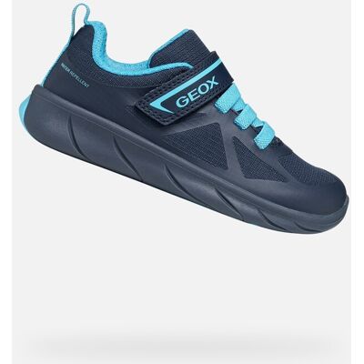 Teniși Geox Foot-run bleumarin pentru băieți albastru 28 unisex Teniși Geox Foot-run bleumarin pentru băieți albastru 28 unisex