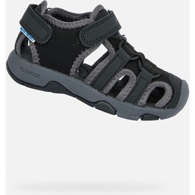 Sandale Geox Multy negre pentru băieți negru 25 unisex Sandale Geox Multy negre pentru băieți negru 25 unisex
