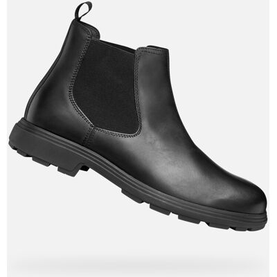 Black men's ankle boots Geox Meiern - Men negru 40 male Black men's ankle boots Geox Meiern - Men negru 40 male