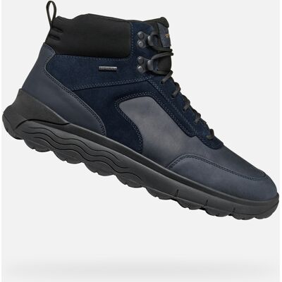 Dark blue men's ankle shoes Geox Spherica 4X4 ABX - Men negru 40 male Dark blue men's ankle shoes Geox Spherica 4X4 ABX - Men negru 40 male