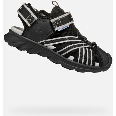 Black boys' sandals Geox Airadyum - Boys negru 34 unisex Black boys' sandals Geox Airadyum - Boys negru 34 unisex