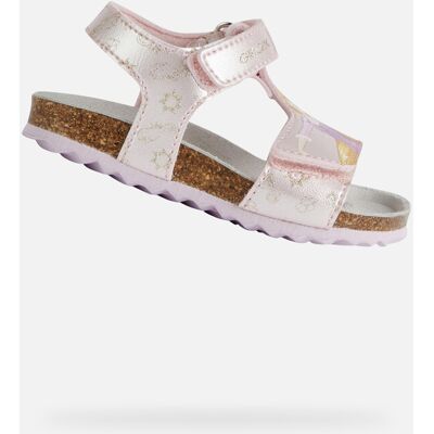 Light Pink Girls Sandals Geox Chalki - Girls maro 22 unisex Light Pink Girls Sandals Geox Chalki - Girls maro 22 unisex
