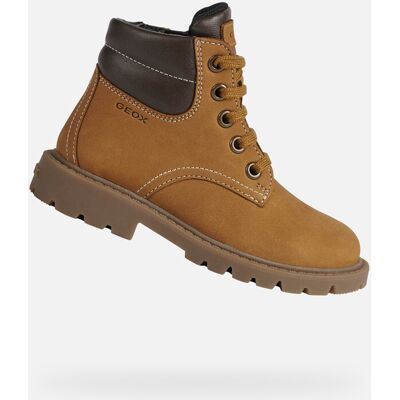 Light brown boys' ankle boots Geox Shaylax - Boys maro 34 unisex Light brown boys' ankle boots Geox Shaylax - Boys maro 34 unisex