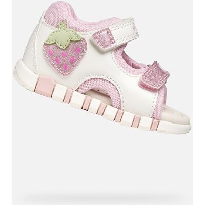 Sandale albe pentru fete Geox Iupidoo alb 24 unisex Sandale albe pentru fete Geox Iupidoo alb 24 unisex