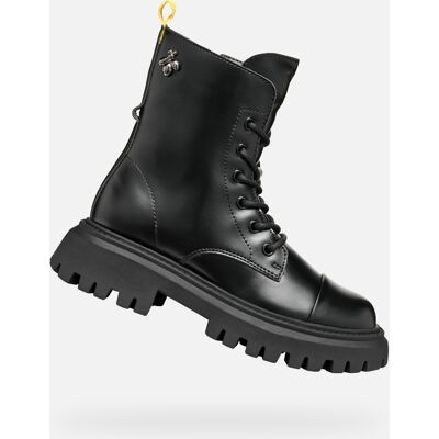 Black Girls Ankle Boots Geox Maquinnerns Girl - Girls negru 34 unisex Black Girls Ankle Boots Geox Maquinnerns Girl - Girls negru 34 unisex