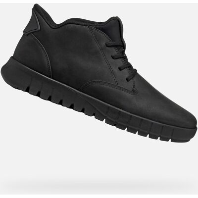 Black Men's Ankle Boots Geox Flextride Plus - Men negru 45 male Black Men's Ankle Boots Geox Flextride Plus - Men negru 45 male
