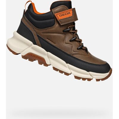 Ghete Geox Flexyper Plus Boy maro negru 34 unisex Ghete Geox Flexyper Plus Boy maro negru 34 unisex