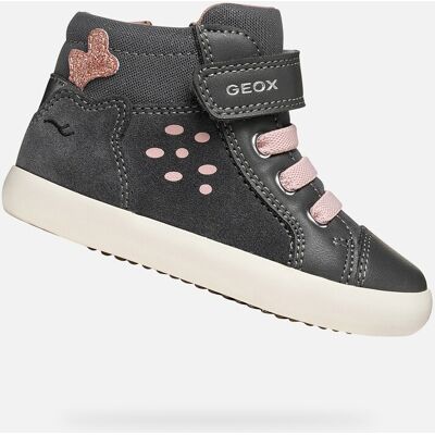 Teniși Geox Gisli gri închis pentru fete negru 27 unisex Teniși Geox Gisli gri închis pentru fete negru 27 unisex