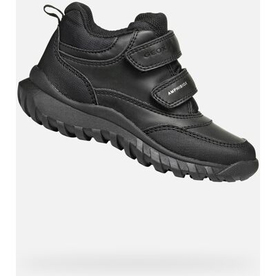 Black boys' ankle boots Geox Simbyos ABX - Boys negru 34 unisex Black boys' ankle boots Geox Simbyos ABX - Boys negru 34 unisex