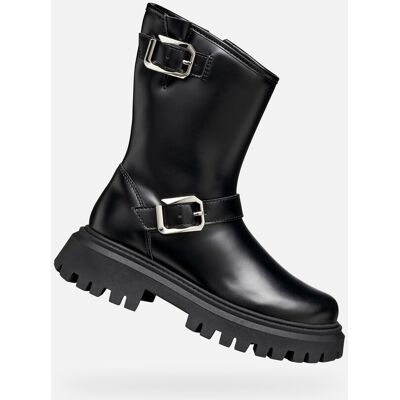 Black Girls Ankle Boots Geox Maquinnens - Girls negru 31 unisex Black Girls Ankle Boots Geox Maquinnens - Girls negru 31 unisex
