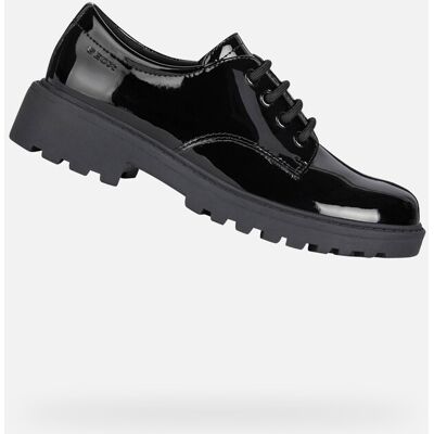Pantofi Geox Casey negri pentru fete negru 41 unisex Pantofi Geox Casey negri pentru fete negru 41 unisex