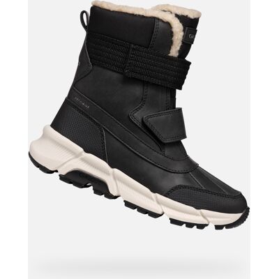 Black boys' ankle boots Geox Flexyper Plus - Boys negru 33 unisex Black boys' ankle boots Geox Flexyper Plus - Boys negru 33 unisex