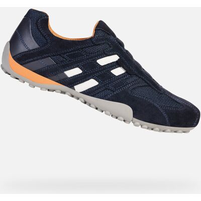 Dark Blue Men's Geox Snake Sneakers - Mens negru 47 male Dark Blue Men's Geox Snake Sneakers - Mens negru 47 male