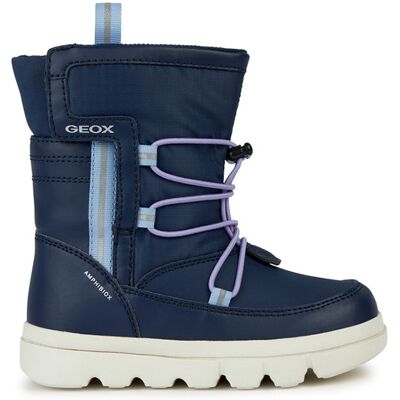 Dark Blue Girls Ankle Boots Geox Willaboom Abx - Girls albastru 32 unisex Dark Blue Girls Ankle Boots Geox Willaboom Abx - Girls albastru 32 unisex