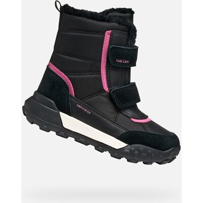 Pantofi de iarnă negri pentru fete Geox negru 25 unisex Pantofi de iarnă negri pentru fete Geox negru 25 unisex