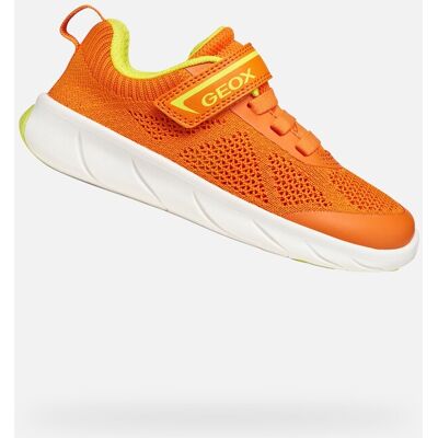 Teniși portocalii Geox pentru băieți alb 34 unisex Teniși portocalii Geox pentru băieți alb 34 unisex