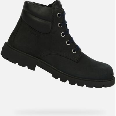 Ghete Geox Shaylax pentru băieți negru 38 unisex Ghete Geox Shaylax pentru băieți negru 38 unisex