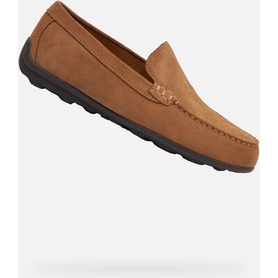 Light brown men's moccasins Geox Spherica EC16 - Men's maro 43.5 male Light brown men's moccasins Geox Spherica EC16 - Men's maro 43.5 male