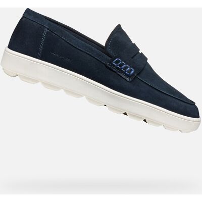 Dark blue men's moccasins Geox Spherica ECUB-1 - Men albastru 44 male Dark blue men's moccasins Geox Spherica ECUB-1 - Men albastru 44 male