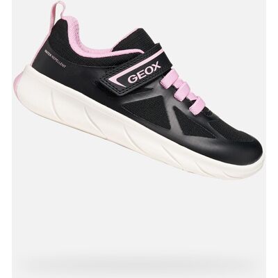 Teniși Geox Foot-run negri pentru fete negru 24 unisex Teniși Geox Foot-run negri pentru fete negru 24 unisex