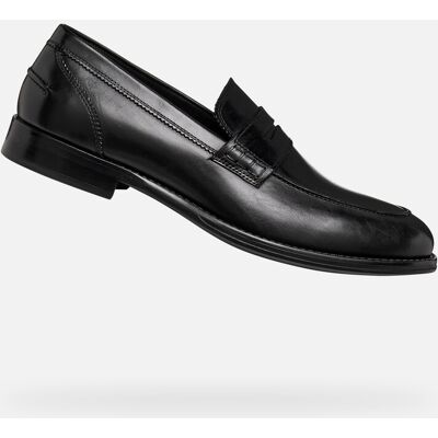 Mocasini negri pentru bărbați Geox Barberigo negru 43.5 female Mocasini negri pentru bărbați Geox Barberigo negru 43.5 female