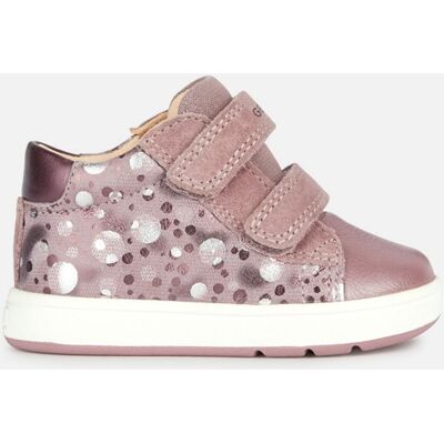 Pantofi de fete Geox Biglia, roz închis alb 24 unisex Pantofi de fete Geox Biglia, roz închis alb 24 unisex