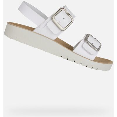Sandale albe pentru fete Geox Costarei alb 32 unisex Sandale albe pentru fete Geox Costarei alb 32 unisex
