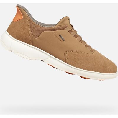 Teniși maro pentru bărbați Geox Nebula 2.0 Plus alb 40 male Teniși maro pentru bărbați Geox Nebula 2.0 Plus alb 40 male