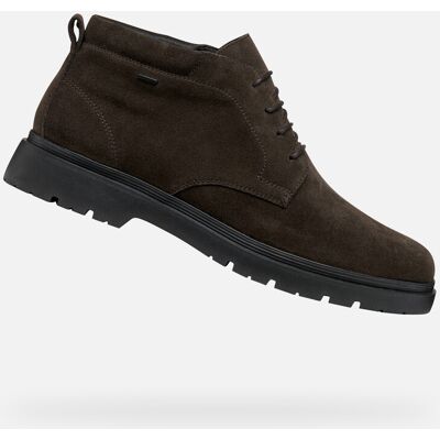 Dark brown men's ankle boots Geox Spherica EC1 B ABX - Men negru 39 male Dark brown men's ankle boots Geox Spherica EC1 B ABX - Men negru 39 male