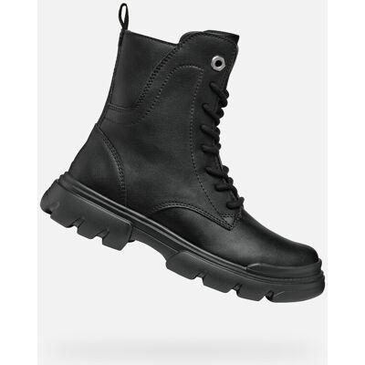 Black Girls Ankle Boots Geox Junette - Girls negru 32 unisex Black Girls Ankle Boots Geox Junette - Girls negru 32 unisex