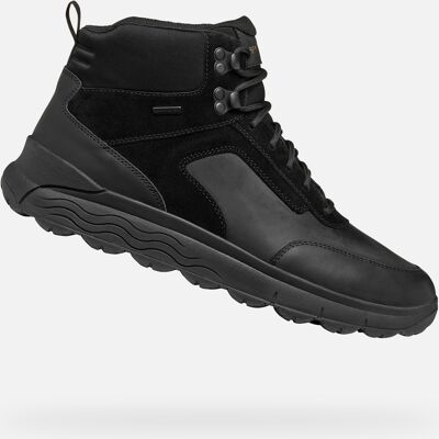 Black men's ankle boots Geox Spherica 4X4 ABX - Men's negru 46 male Black men's ankle boots Geox Spherica 4X4 ABX - Men's negru 46 male