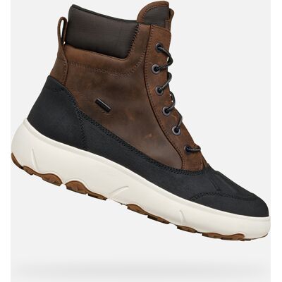 Brown Men's Ankle Boots Geox Nebula + Grip AB - Men maro 41 male Brown Men's Ankle Boots Geox Nebula + Grip AB - Men maro 41 male