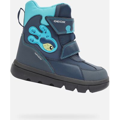 Blue boys' ankle boots Geox Willaboo AB - Boys albastru 33 unisex Blue boys' ankle boots Geox Willaboo AB - Boys albastru 33 unisex