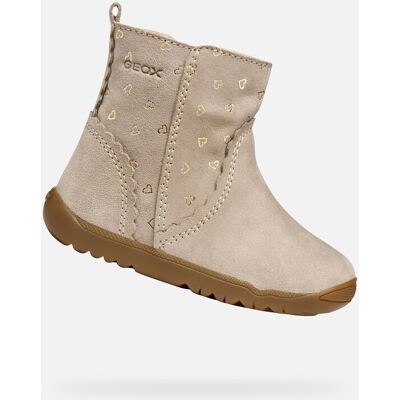Pantofi bej pentru fete Geox Macchia maro 25 unisex Pantofi bej pentru fete Geox Macchia maro 25 unisex
