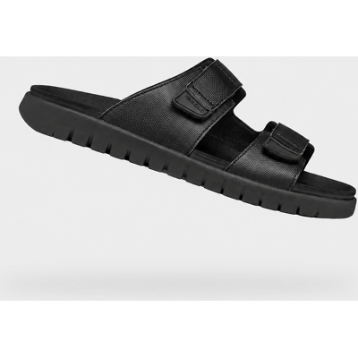 Sandale negre pentru bărbați Geox Flextride S negru 41 male Sandale negre pentru bărbați Geox Flextride S negru 41 male