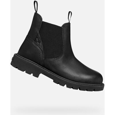 Ghete negre Geox Shaylax pentru băieți negru 37 unisex Ghete negre Geox Shaylax pentru băieți negru 37 unisex