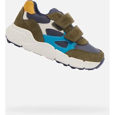 Khaki boys' shoes for the first steps Geox Flexyper Mini Boy - Boys albastru 3XL unisex Khaki boys' shoes for the first steps Geox Flexyper Mini Boy - Boys albastru 3XL unisex