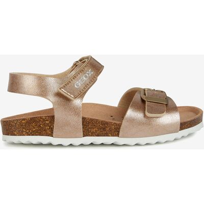 Sandale Geox Adriel pentru copii, roz auriu alb 28 unisex Sandale Geox Adriel pentru copii, roz auriu alb 28 unisex